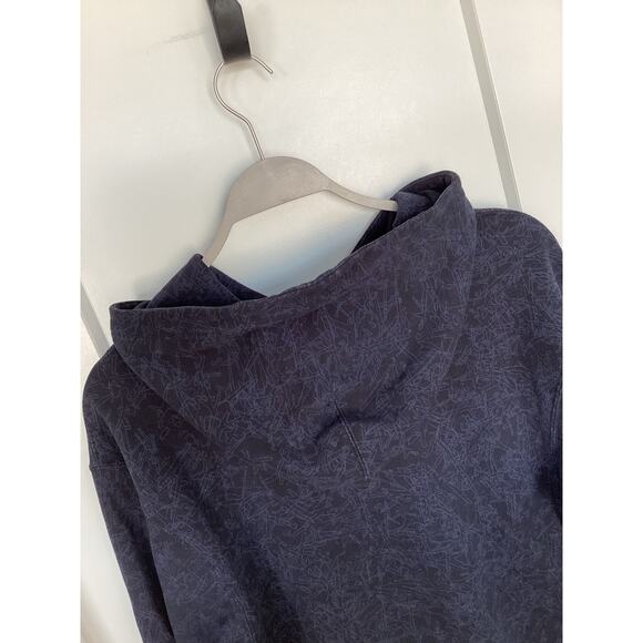 Jordan Men's Michigan Wolverines Pullover Hoodie Sweater Basketball Blue Small - Picture 5 of 9